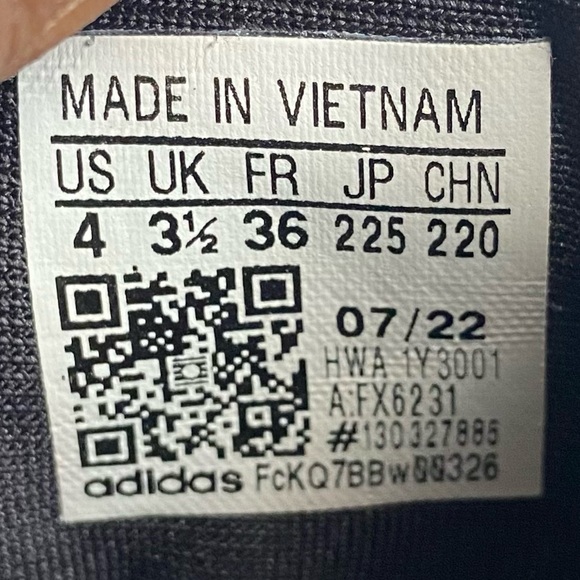 Adidas hwa 1y3001 black - Picture 8 of 9